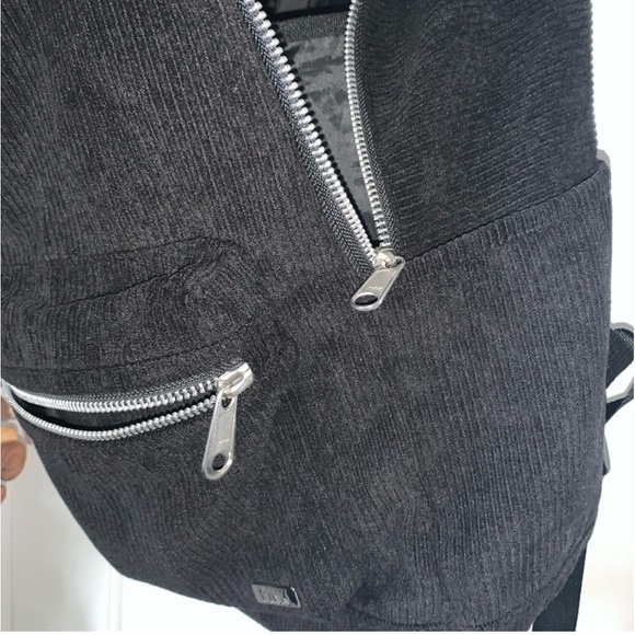 Victoria's Secret PINK Corduroy Backpack, Black EUC - Picture 11 of 16